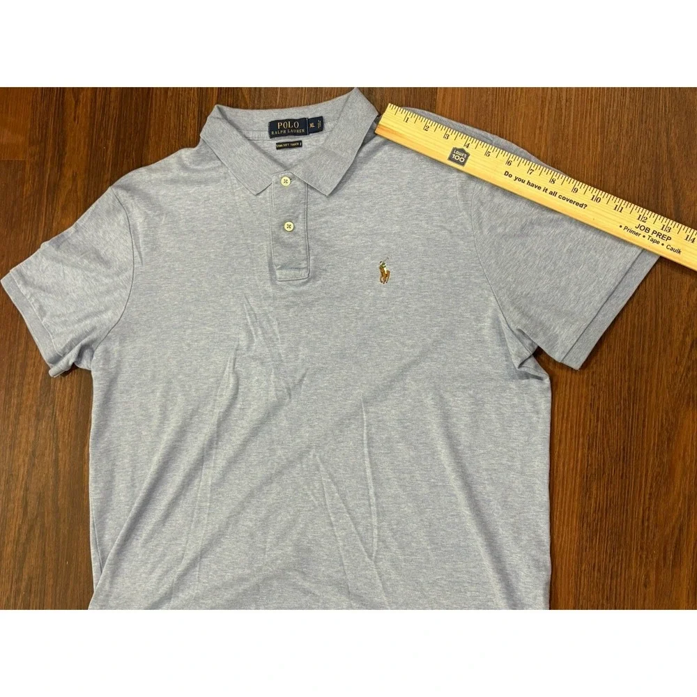 Polo Ralph Lauren Pima Soft Touch Polo‎ Shirt Men's XL Gray